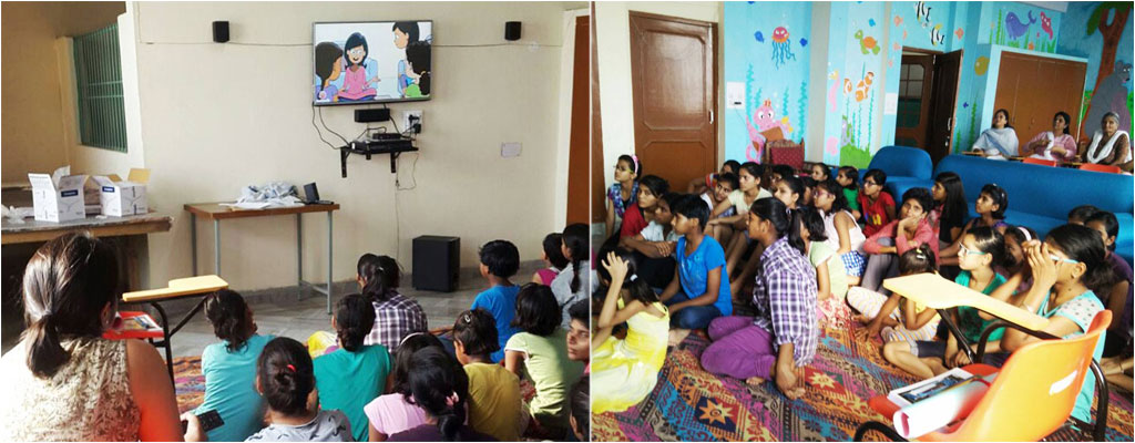 One of our volunteer, Gayatri Nair conducted the 'Menstrual Awareness' session for 35 girls (age 9 to 16) and teacher at "Bal Sadan Association"in Panchkula Haryana using the Hello Periods Video: https://www.youtube.com/watch?v=9NyrsmjWwJs. Here's what the president of Bal Sadan (attendees of the workshop) have to say about the session and the workshop video: "Very good presentation: This video on periods must be show in all schools particularly in Haryana. The subject is dealt in a forthright and interesting manner. It is a appropriate and informative video to show to the girls and teachers." Cheers Gayatri for creating a future free of #period taboos for girls in Haryana. If you want to educate girls in your community, get in touch at: contact@menstrupedia.com